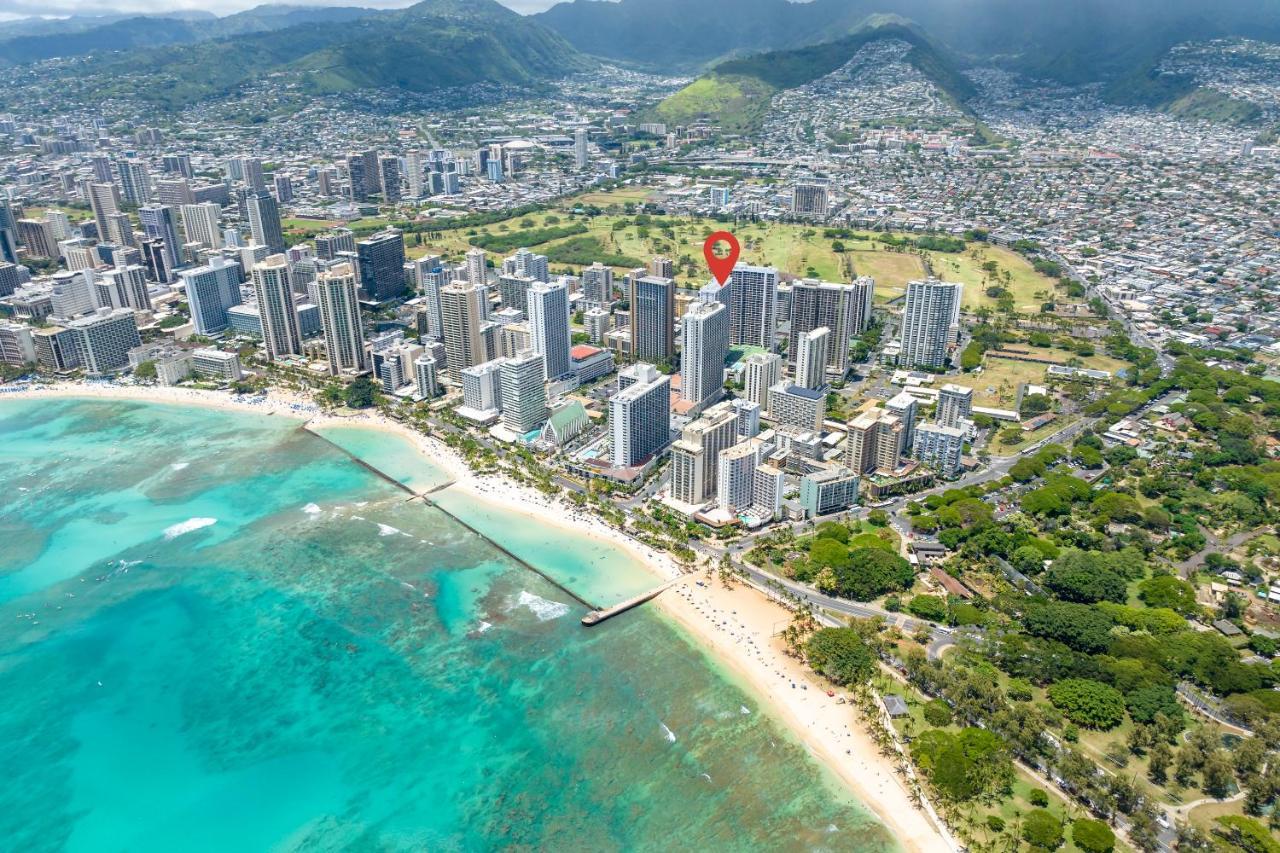 Waikiki Banyan W-Ocean Views With Free Parking! Lägenhet Honolulu Exteriör bild
