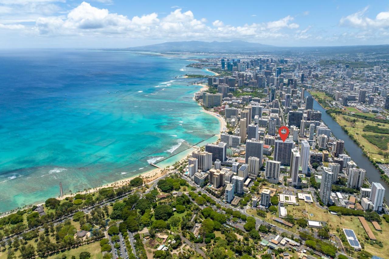 Waikiki Banyan W-Ocean Views With Free Parking! Lägenhet Honolulu Exteriör bild